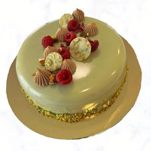 PISZTÁCIA-FEHÉRCSOKOLÁDÉ-MÁLNA